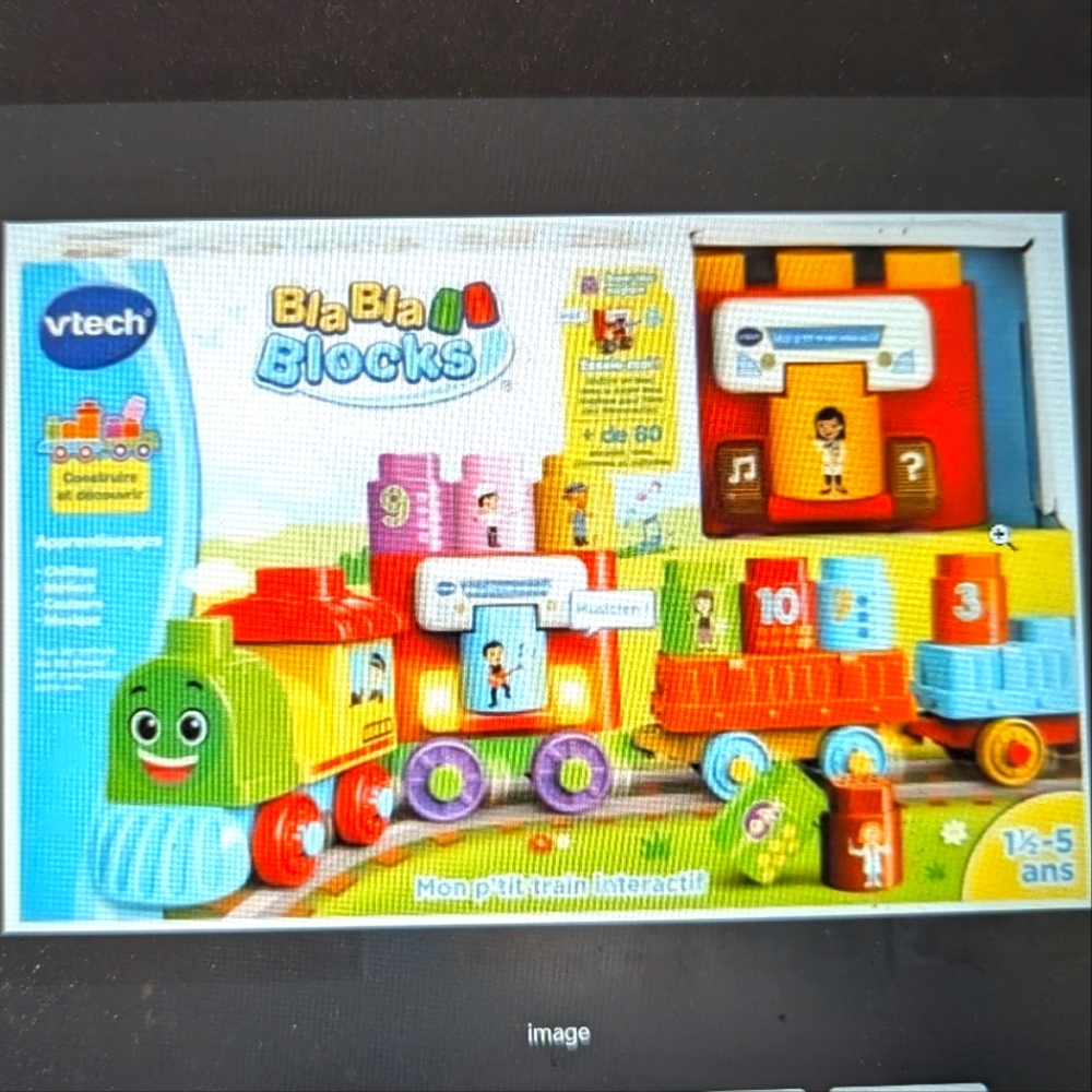 BlaBla Blocks Interactive Train Set - Multicolor